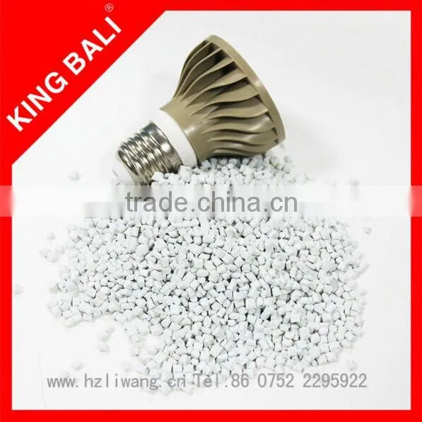 RoHs PA6 Raw Material Thermal Plastic Granule PA6 Thermal Plastic Granule for LED Lighting photo-2