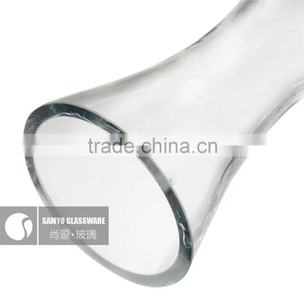 Samyo Handmade Wholesale Different Type Novelty Bulk Portable Wine Decanter Glass With Handle photo-4