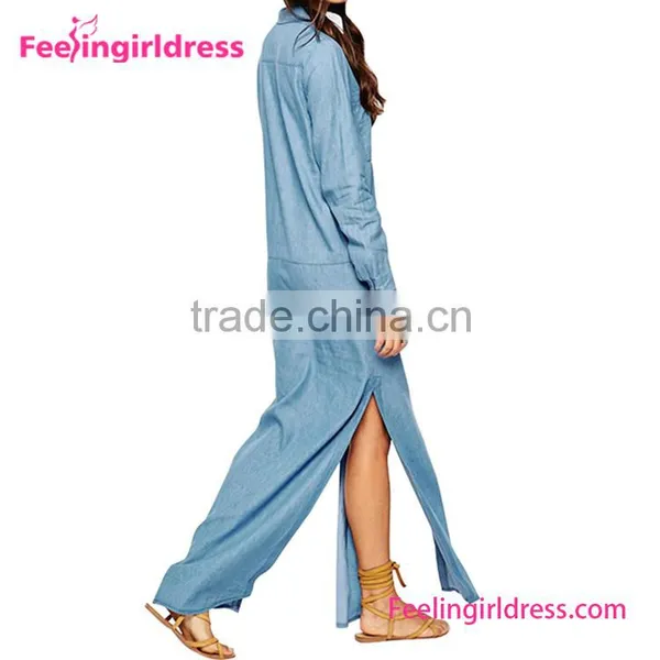 No Moq Fashion Maxi Dress Girl Dress photo-3