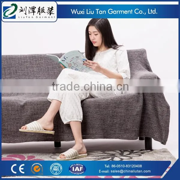 Fresh Flower Print Sexy Asian Lady the Sleepwear Oem Factory photo-5