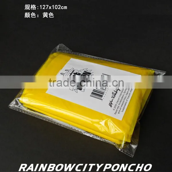 Kids PE Raincoat Rain Cape Child Poncho photo-3