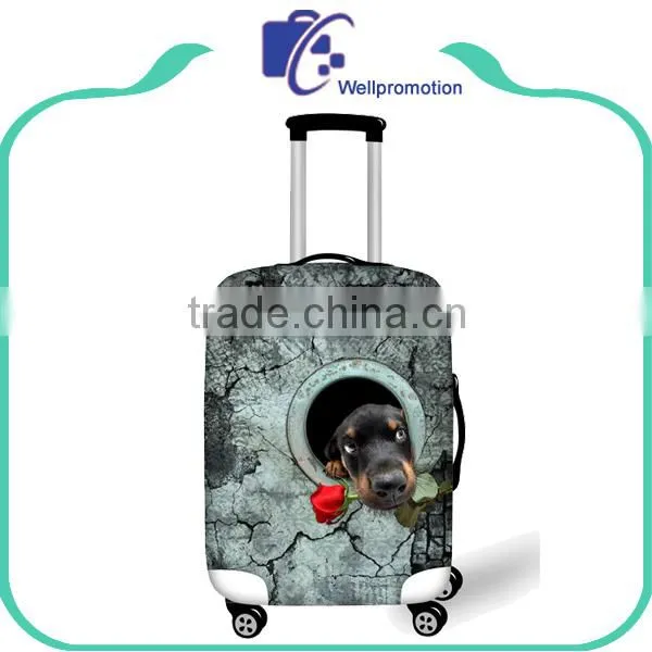 Colorful Custom Polyester Travel Luggage Cover Protector photo-2