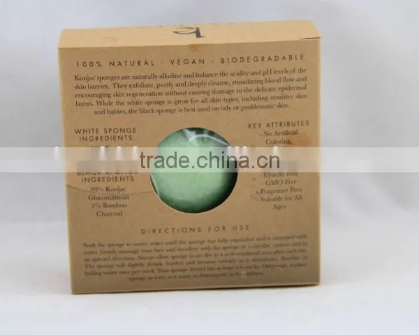 Amazon Hot Saling Konjac Sponge With Box photo-3