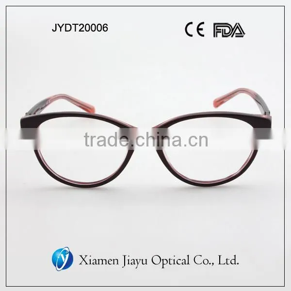 Fashion Women Prescription Glasses Frames Acetate photo-3
