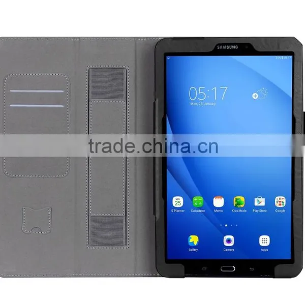 Flip Litchi Pattern Slim Folio Leather Case for Samsung Galaxy Tab A 10.1 T580 photo-5