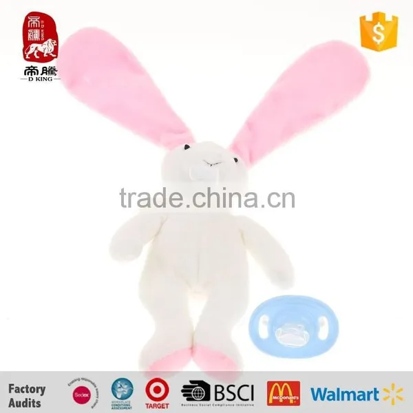 Custom Hot Selling Rabbit Animal Toy Funny Baby Pacifier photo-2