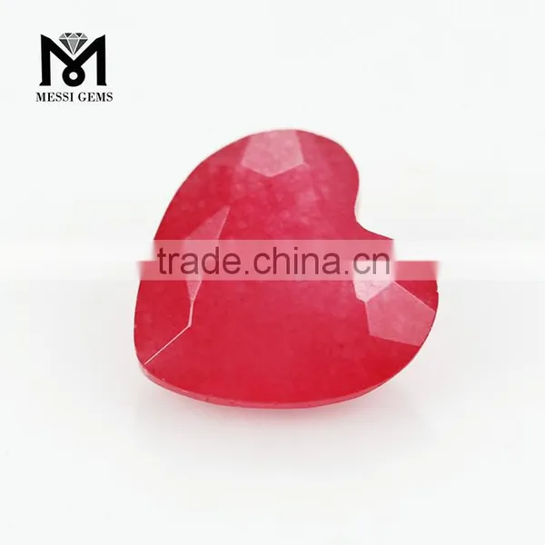Loose Gemstone Sparkling Natural Unheated Red Heart Natural Gemstone photo-3