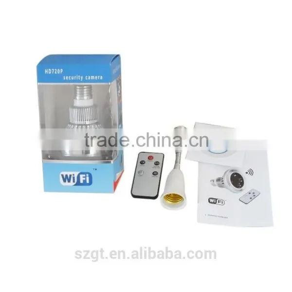 1280x720P Full Hidden Mini WIFI IP Light Bulb Camera M photo-2