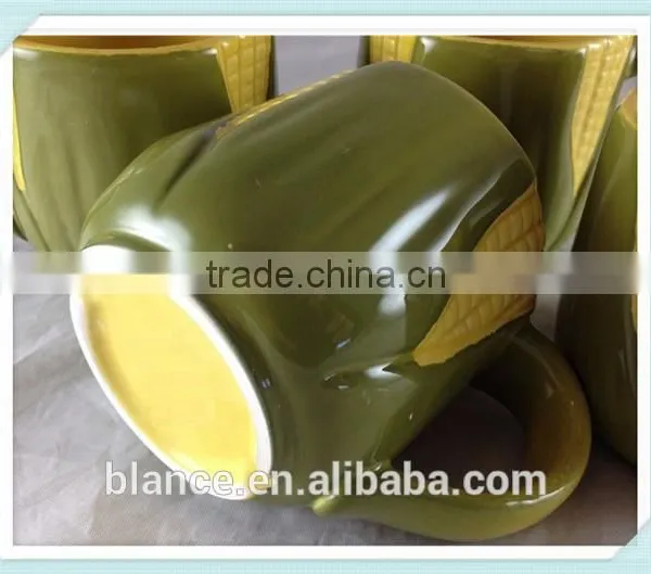 3d Ceramic Corn Coffee Mug Corn Design Cup photo-2