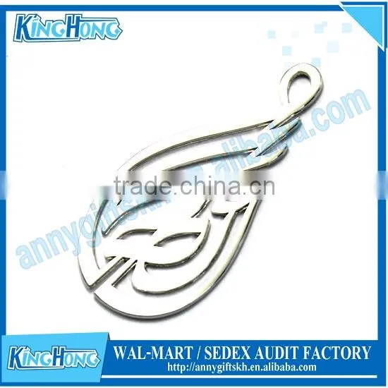 Customized Stainless Steel Silver Pendant Necklace With Simple Design photo-2