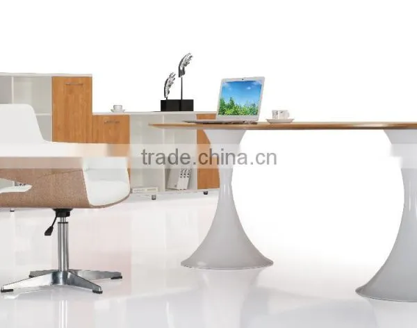 China Manufacturer Best Price Wooden Small Round Office Meeting Table photo-4