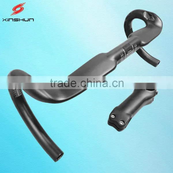 2016 New no Logo OEM Mountain Bikes Carbon Handlebar Mtb Road Bike Accessories Bicycle Parts Grips With Stem 31.8mm RH2222 photo-4