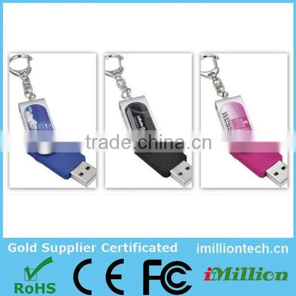 Mini Usb Model !!! Pop Swivel Usb Memory Disk,keychain Pen Drive,customized Logo Thumb Drive photo-3