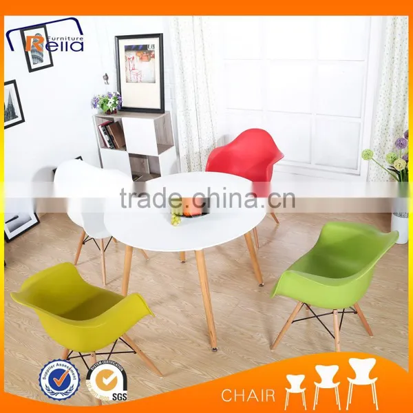 Morden Design Home Furniture PP And Wood Dining Chair photo-2
