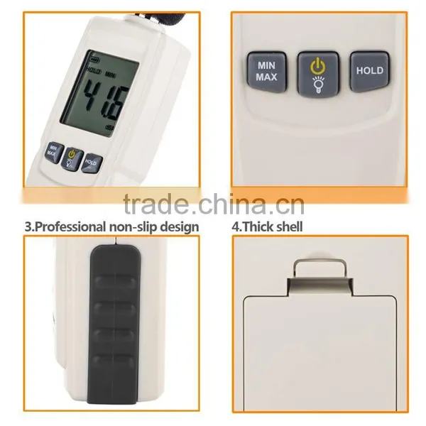New Arrival Digital Sound Level Meter GM1352 Measure Range 30dBA~130dBA photo-4