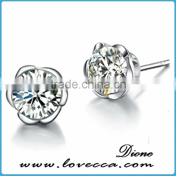 Charms Wholesale Accessory Women Elegant Silver Star Earring Jewelry photo-3