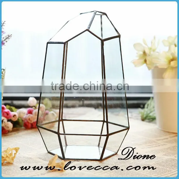 Hot Sale Indoor Plant Glass Terrarium Clear Glass Geometrical Hanging Terrarium-plant Holder Glass Terrarium photo-5