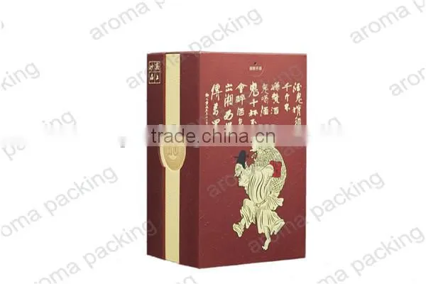 China Factory Direct Sale Custom Design Paper Packing Box for Wine With Logo Print photo-3