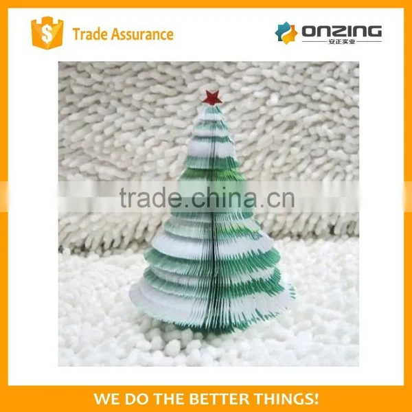 Onzing Good Quality Christmas Tree Shaped Sticky Note photo-3