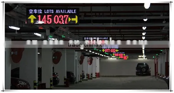 Parking Guidance System Ultrasonic Parking Sensor,Underground Car Guidance Solution With LED Directional Display photo-4