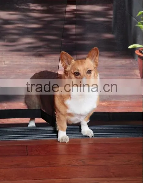 60R by 80 Instant Screen - Reversible Fits Sliding Glass Polyester Mesh Magnetic Door Curtain photo-3