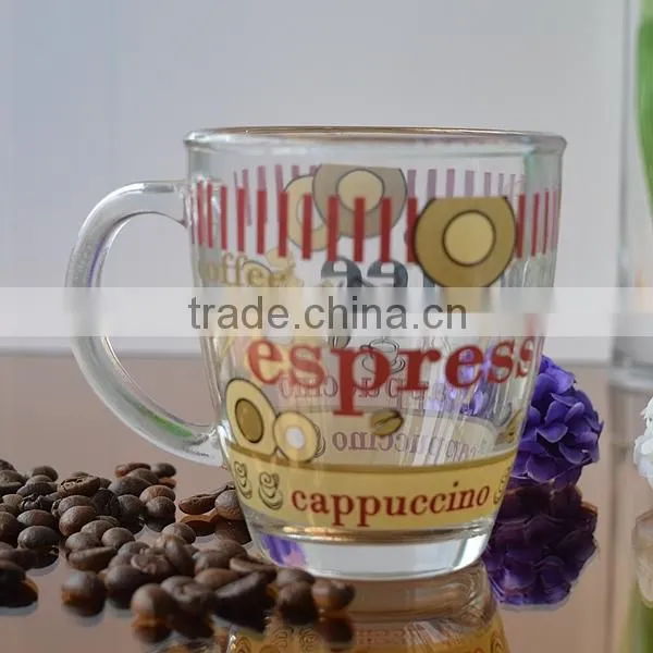 Cafe Glass Cup With Handle for Sale photo-4