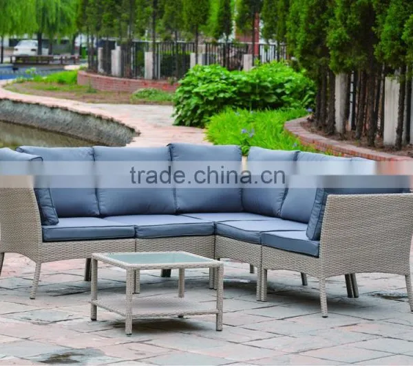 2015 Garden Sofa Set PE Rattan Outdoor Furniture