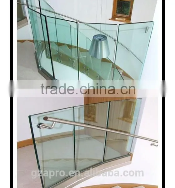 Cheap Glass Floor Mounted Balcony Railing Design Made in China photo-6