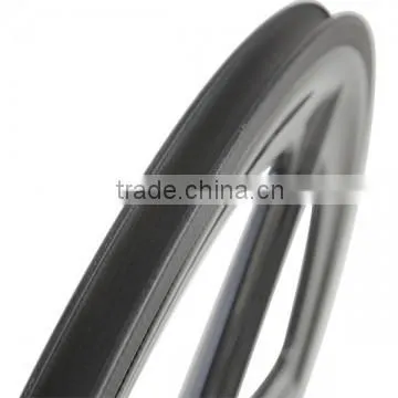 23mm Width 66mm Depth Clincher Carbon 5 Spoke Track Bicycle Wheel photo-2