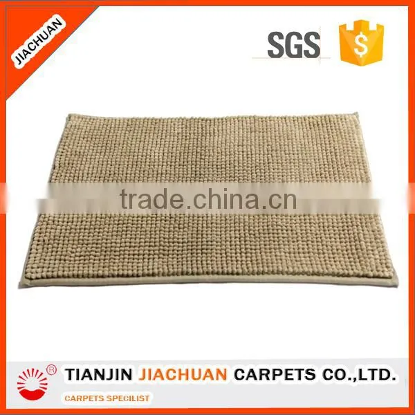 Non Skid SEBS Back Washable Chenille Mat photo-5