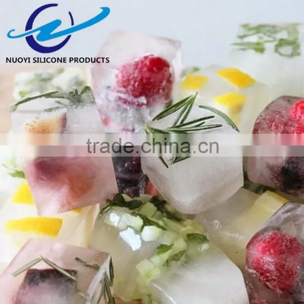 6 Cavities High Quality Large Ice Cube Tray Silicone photo-6