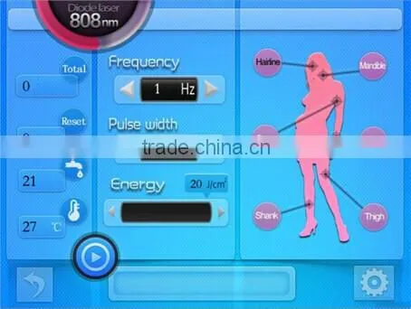 Face Lifting Semiconductor Portable Home Use Men Hairline Diode Laser Hair Removal Beard Removal photo-5