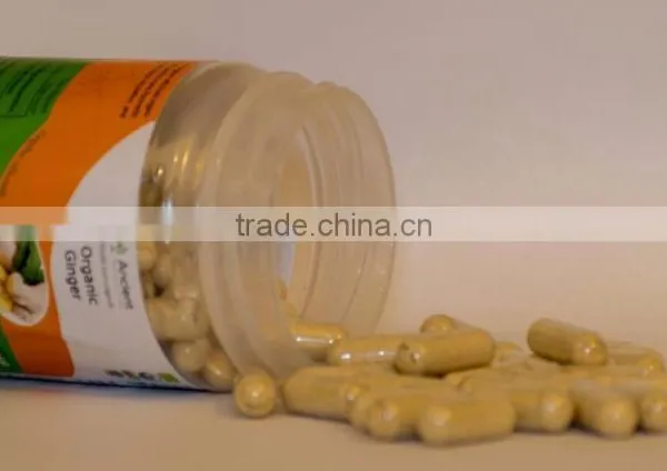 Organic Ginger Capsules - 600mg photo-3
