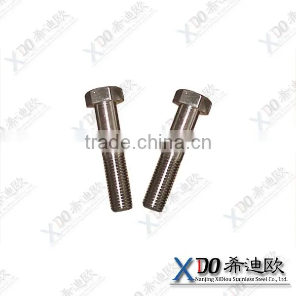 China Supplier Hastelloy C22 Stainless Steel Half Thread Hex Bolts M40 photo-5