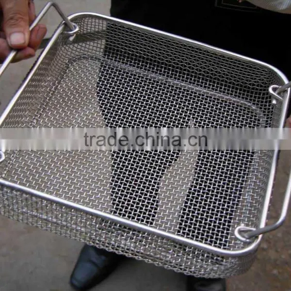 Fry Basket /cleaning Metal Baskets/drying Wire Basket /rack /medical Instrument Cleaning Baskets photo-3