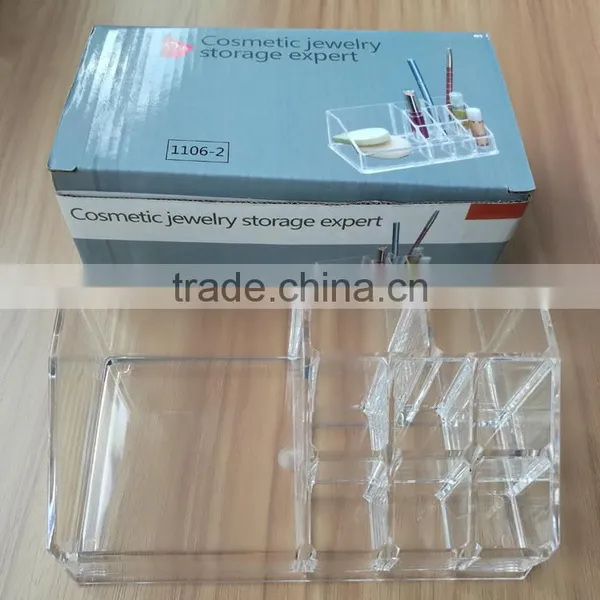 WHOLESALE NEW STYLE ACRYLIC COSMETIC STORAGE BOX photo-2