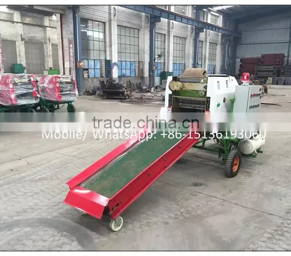 Full Automatic Alfalfa Silage Baler and Wrapper Machine /small Bale Hay Baler photo-2