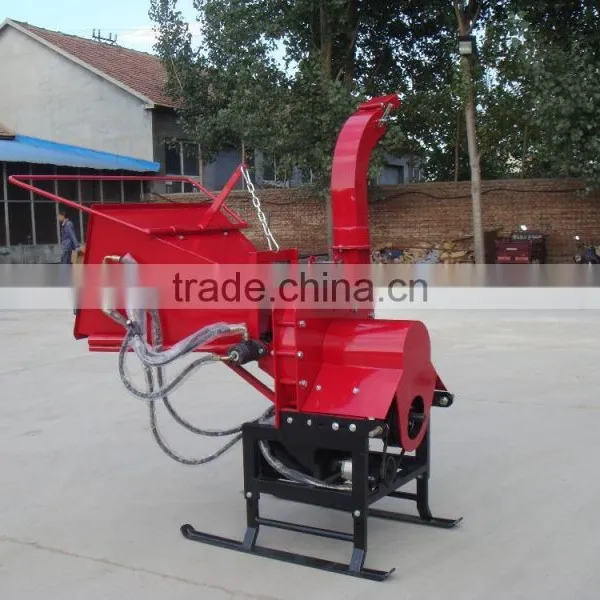 Tractor Wood Chipper TH-8, Two Hydraulic Self Feeding Rollers, PTO Driven, CE photo-2
