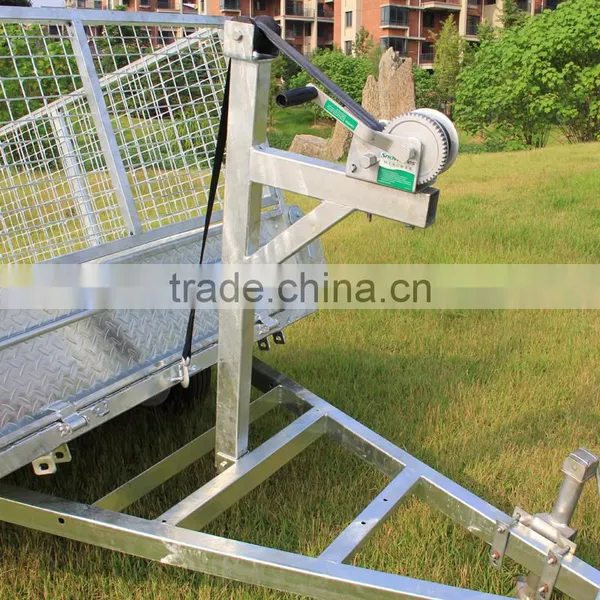 Fully Welded Winch Tipping Cage Trailer photo-4