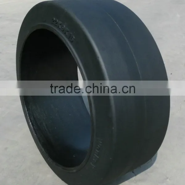 16 1/4X6X11 1/4 Forklift Rubber Tire Solid Press-on Shaped Tire 16 1/4X6X11 1/4 photo-3