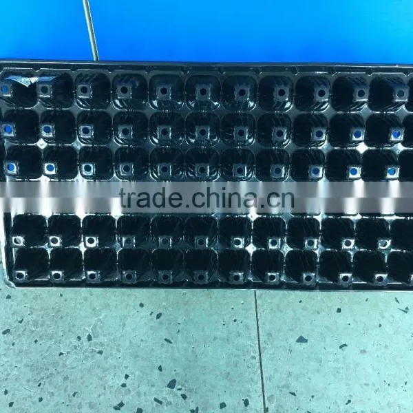 #014 Black Plastic Seedling Trays/High Quality Black Plastic Seedling Trays photo-3