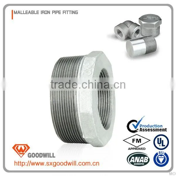 British Standard Pipe Fittings Hex Head Thread Bushing photo-6