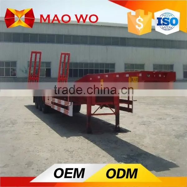 Cheap Price 30 Ton Low Flatbed Semi Trailer photo-5