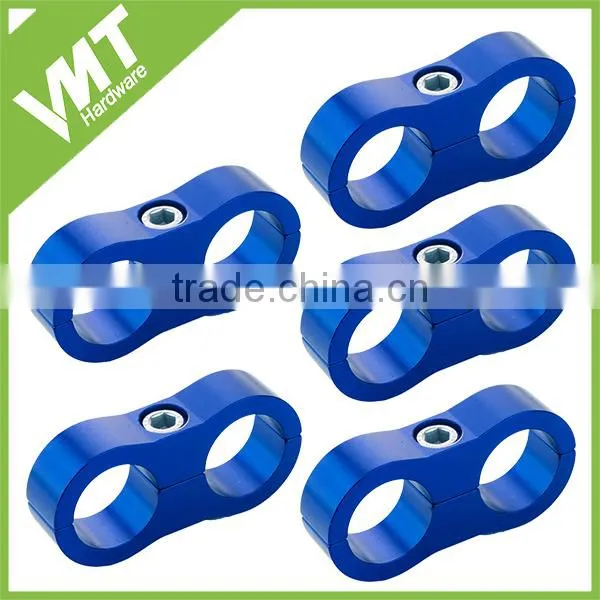 AN -8 AN8 15.4MM Braided Hose Separator Clamp Fitting Adapter Bracket photo-2