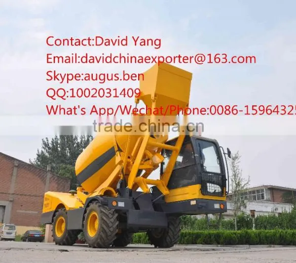 4 WD Concrete Mixer With 2CBM for Sale With Self Loading photo-4