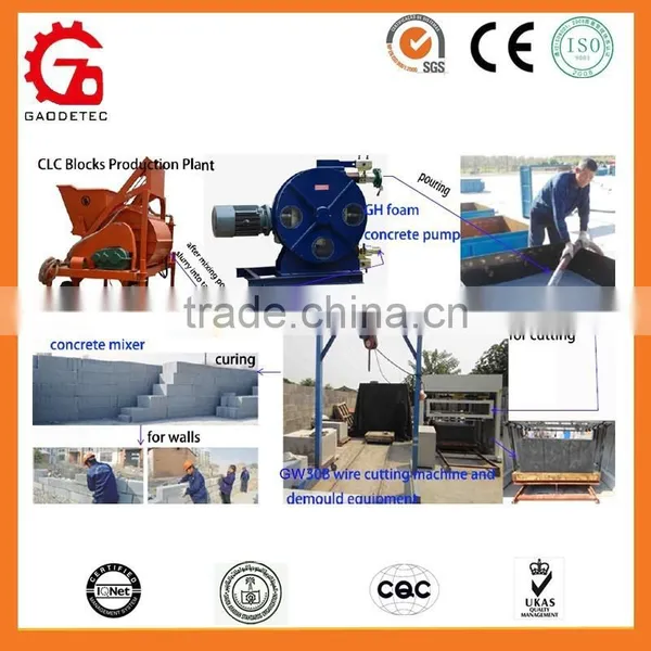 Foam Concrete Block Production Line for Building Material Machinery