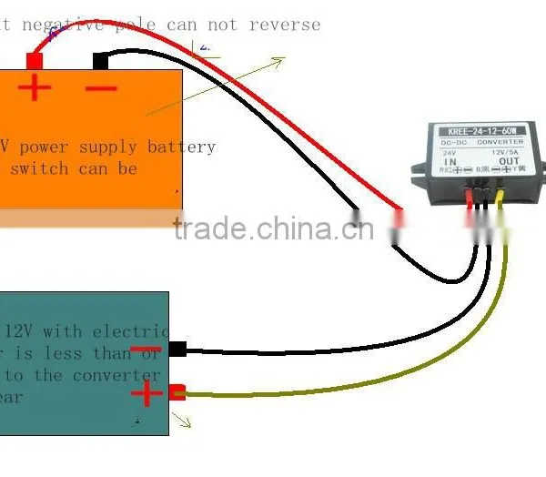 24V Turn 12V5A Monitor Power DC-DC Buck Converter Power Module 12V2A3A4A5A Car Power photo-4