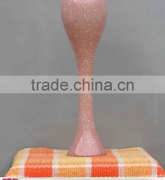 2015 Fashion Design Fiberglass Paint Tall Flower Vase for Sale photo-3