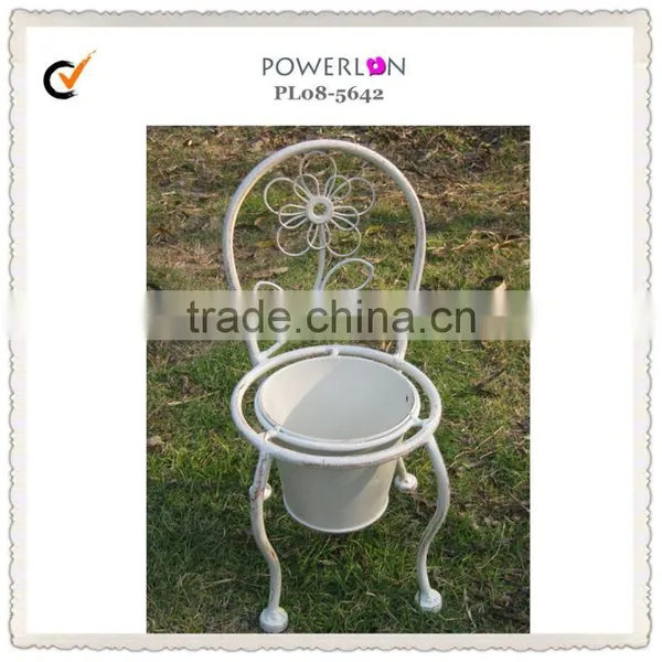 Antique New Item Wrought Iron Outdoor Metal Flower Pot photo-5