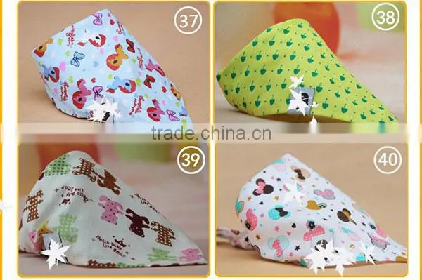 Trangle Cotton Waterproof Baby Bib Wholesale photo-2
